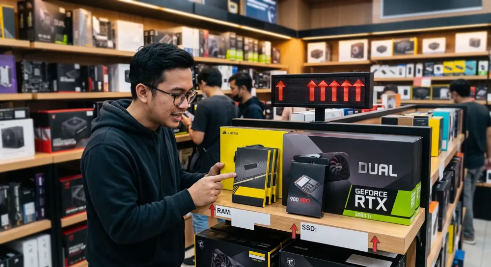Component PC price increase up