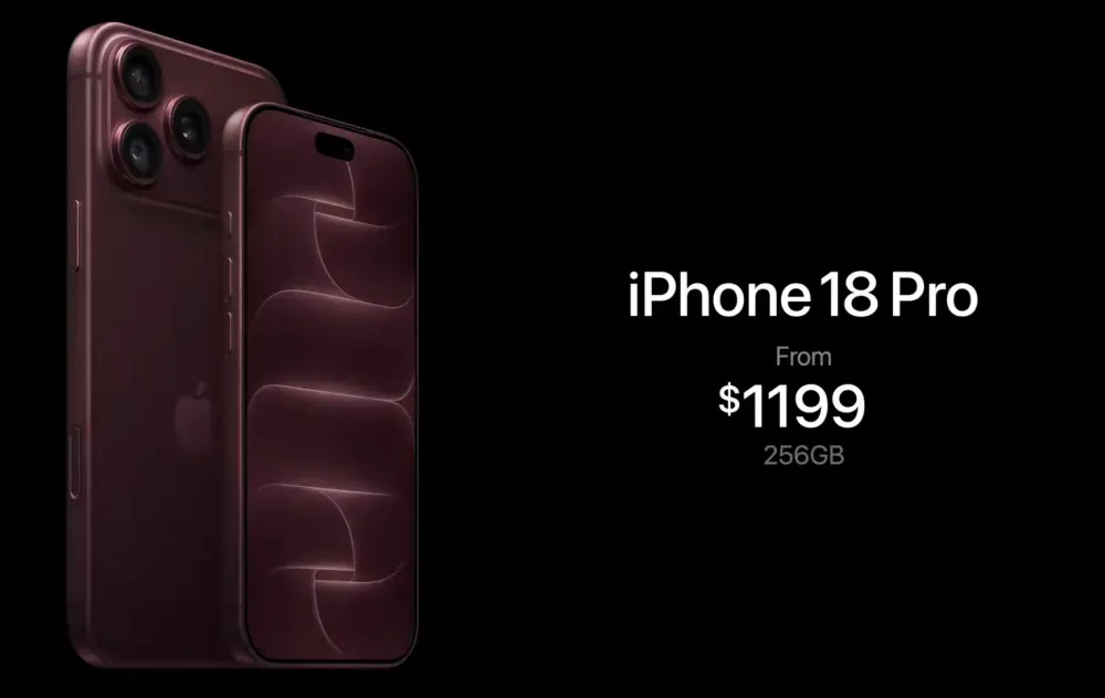 Price Iphone 18 Pro