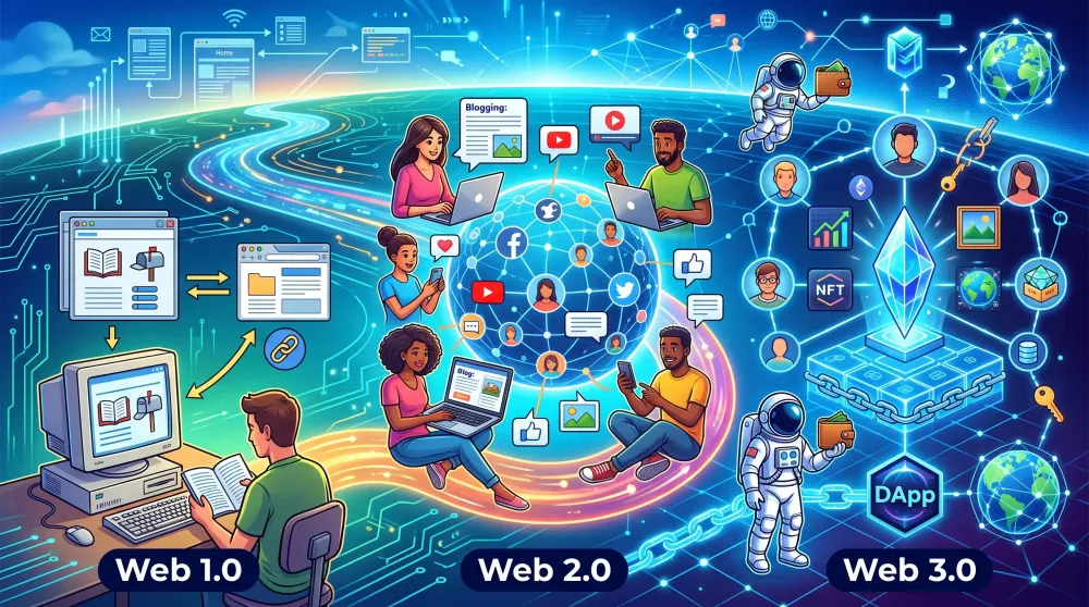 Web 1.0, Web 2.0, dan Web 3.0